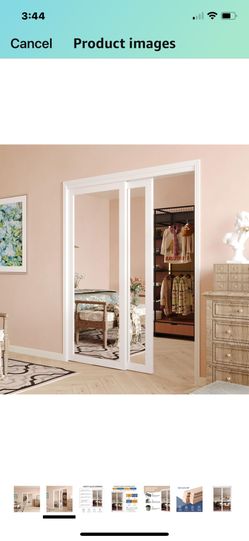 Brand New Glass Slider Closet Doors