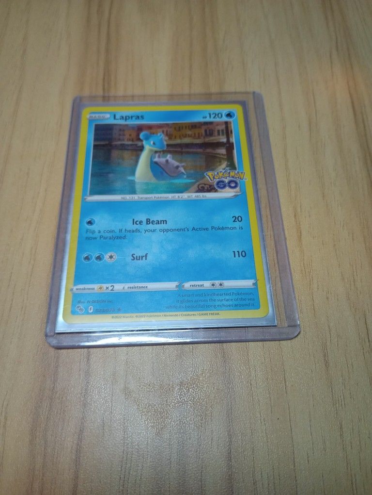 2022 Lapras Rare # 023/078