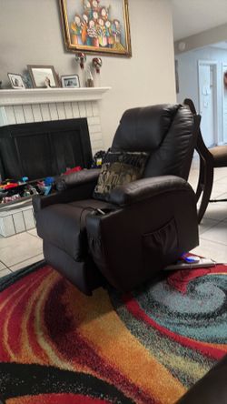 Recliner with massage