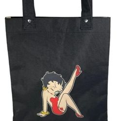 Brand New Betty Boop  Canvas Tote Bag  Purse Handbag - With Tag Studio