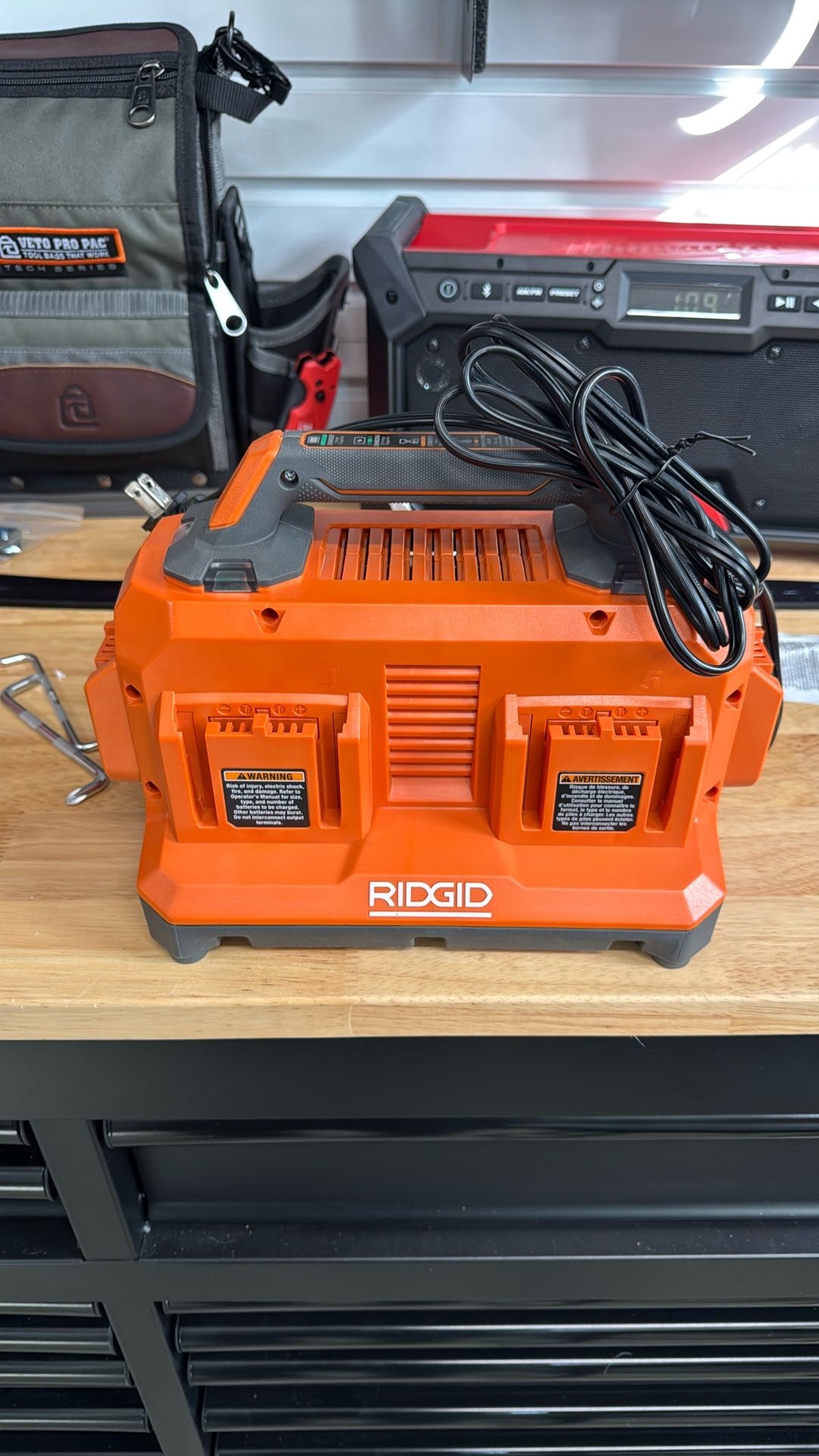 New Ridgid 6 Battery Charger