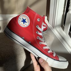 Red Converse High Top Sz11