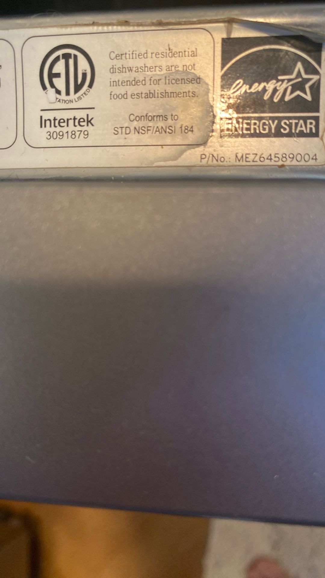 Lg Dishwasher Free 3 Yrs Old