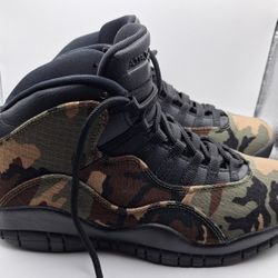 2019 Air Jordan 10 Retro 'Woodland Camo