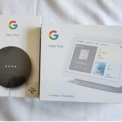 Google Hub, Mini, and Chromecast