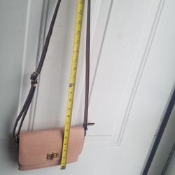 Dressy Pink Crossbody Purse With Adjustable Strap