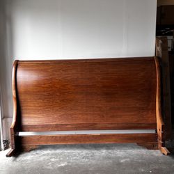 Restoration Hardware - Cherry Wood King Sized Bed Frame