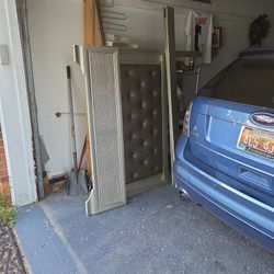 Fancy Silver Twin Bed