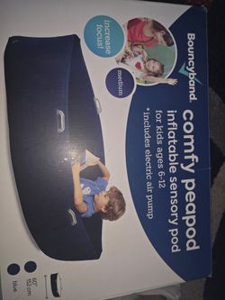 Sensory bouncyband comfy peapod, size medium, brand new electric pump included