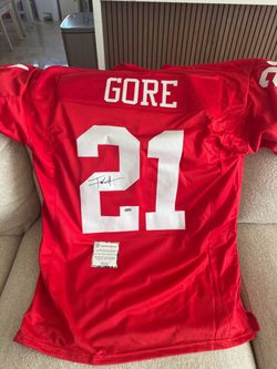 49ers Frank Gore signed Jersey