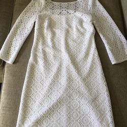 Lilly Pulitzer White Dress - Size Small
