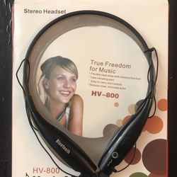 Bluetooth black HV-800 headset