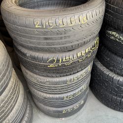 215/55/18 Used Tires 