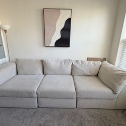 Sofa Light Gray 9'3" Long