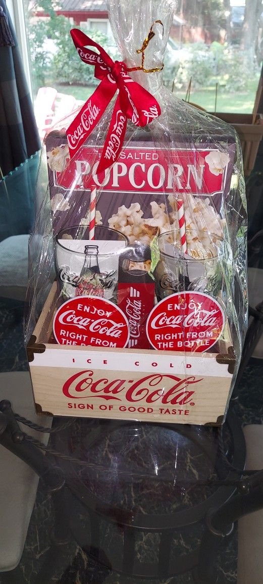 Coca Cola Popcorn Basket