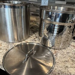 All-Clad 12-Quart Simply Strain Stainless-Steel Multipot
