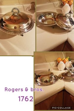 Rogers & Bros. Silverplated serving dish #1762