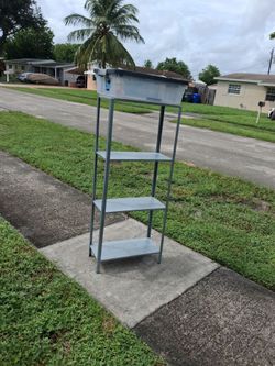 Shelf for organize   Landry  garage