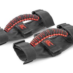 CORDED UNIVERSAL GRAB HANDLES ... RZR .. CAN AM .. JEEP .. SUV ..... CENTRAL TIRES