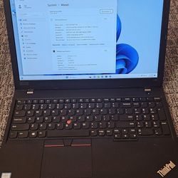 Lenovo Thinkpad i7 8th Gen 2Ghz 8Gb DDR4 512GB SSD Windows 11 Pro Business Laptop L580