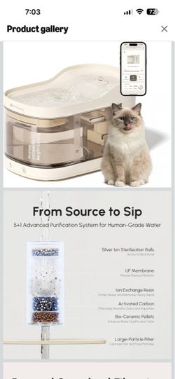 PetSnowy Wireless Smart Pet Water Fountain