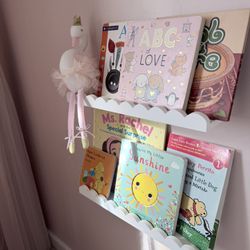 2 Brand New Scalloped Shelves