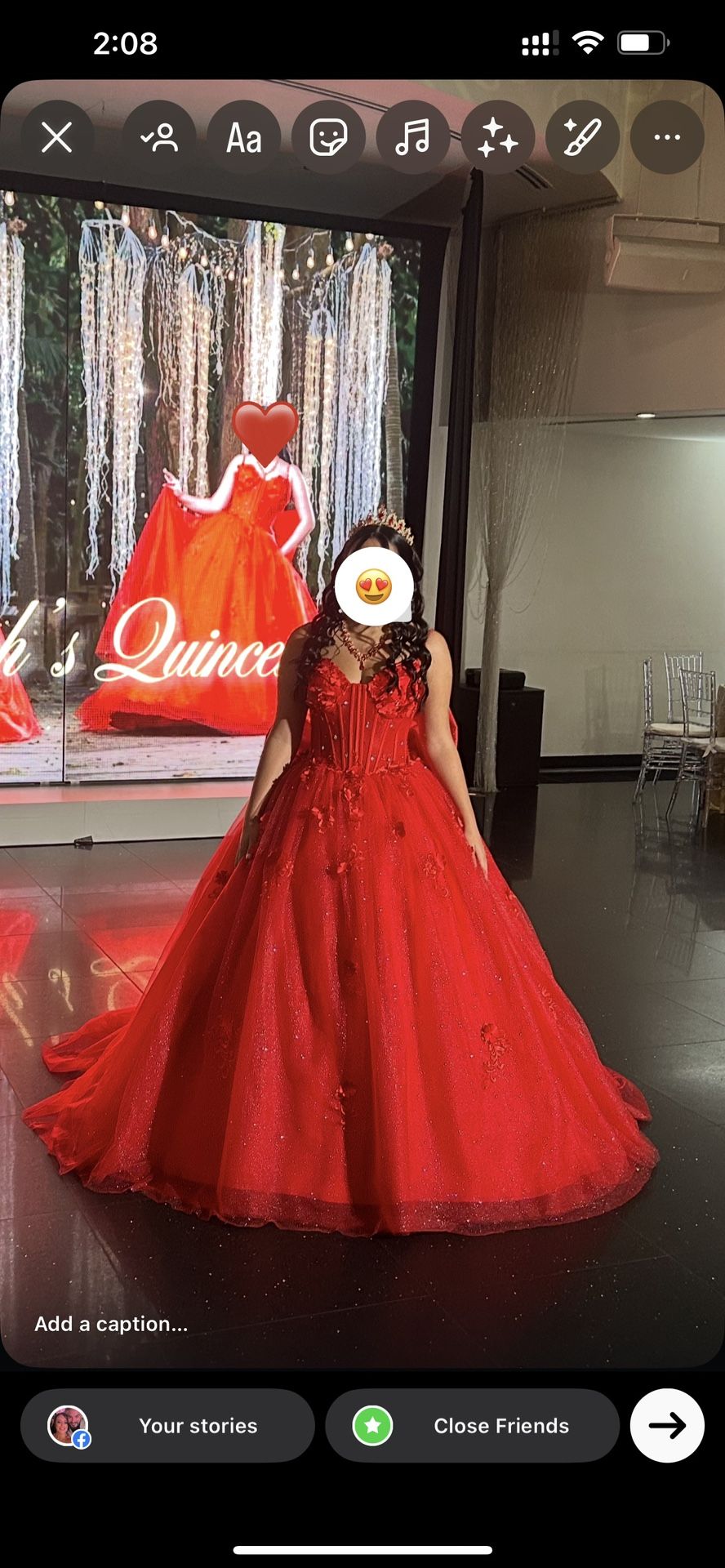 Stunning Red Quinceanera Dress