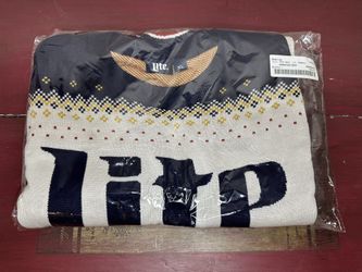 Miller Lite Holiday Sweater And Vest 