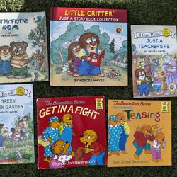 Set of 6 Little Critter and Bernstein Bears books