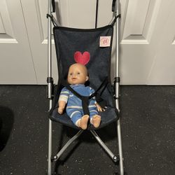 Baby Stroller And Baby