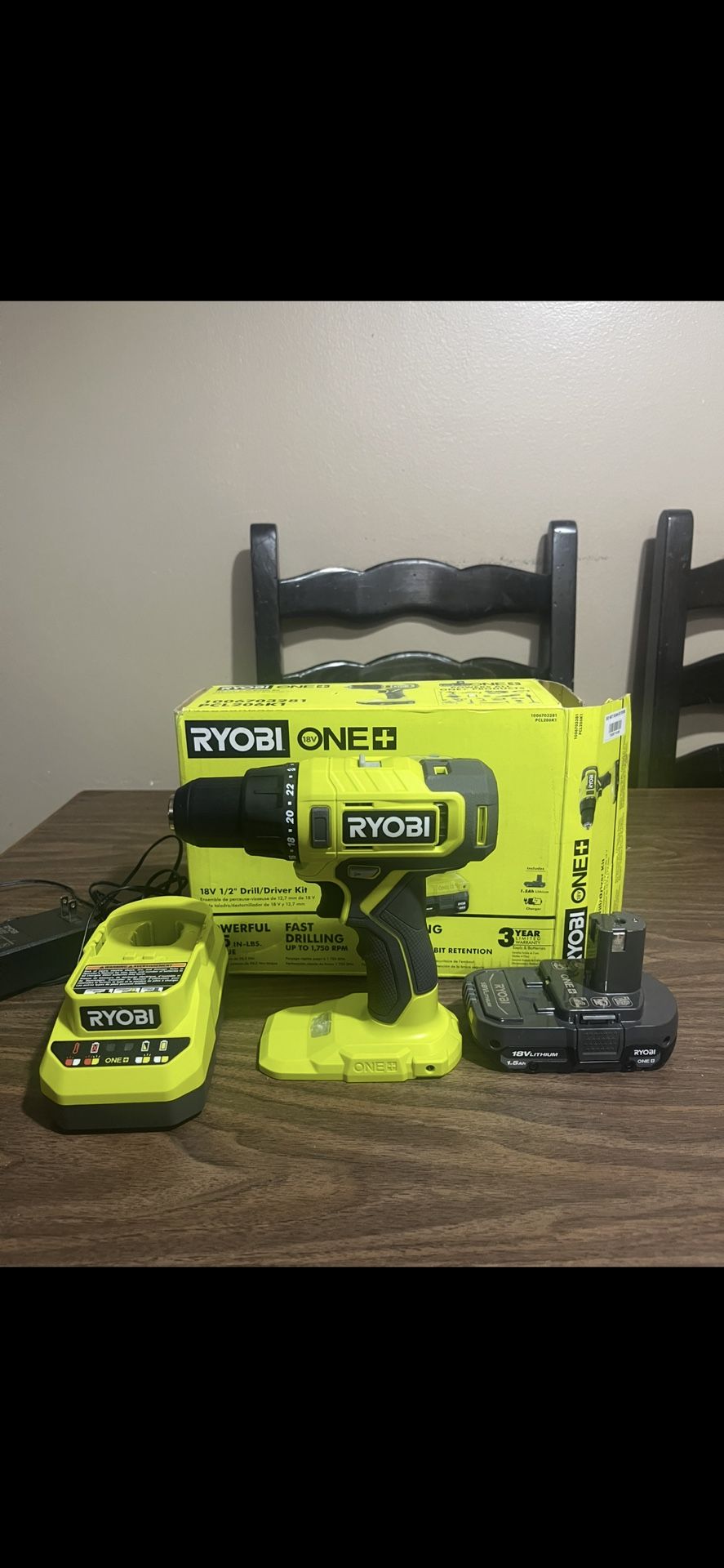 Ryobi 18v ONE+ 1/2” Drill Driver Kit