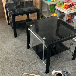 Glass Side End tables