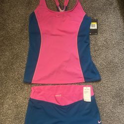 Pink And Blue Nike 2 Piece 