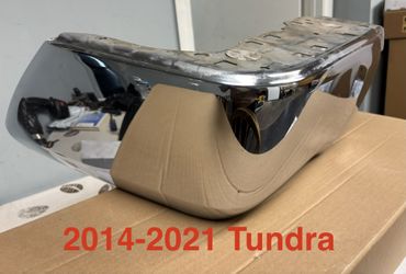 2014’ - 2021’ Toyota Tundra Driver Left Side End Cap Rear Bumper Side End Chrome 
