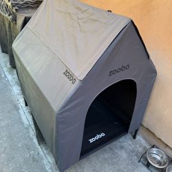 Zooba Elevated Outdoor Dog House – Weather-Resistant