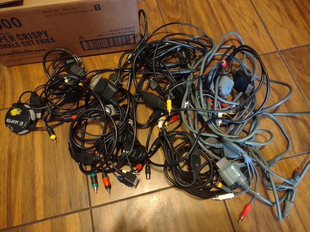 Ps2, Xbox, Gamecube, Xbox 360 Av Cables