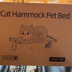 New cat hammock pet bed - window sill mount Hook type  
