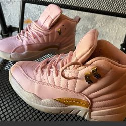 Jordan 12 Retro Vachetta Pink Size 5.5 2018 Great Condition 