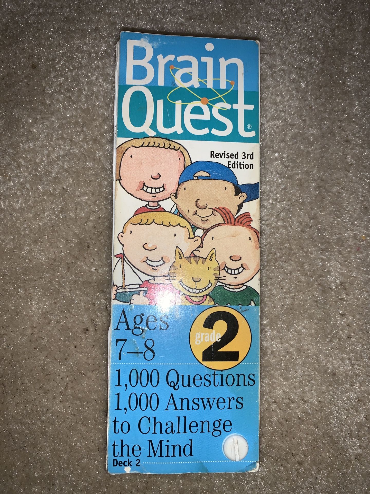 Brain Quest Revised 3rd Edition Ages 7-8 Grade 2 Deck 2