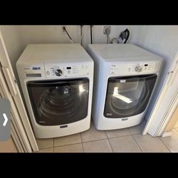 Maytag washer dryer set front loaders 