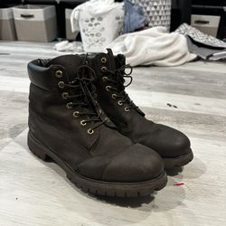 Dark Brown Timberland Boots 