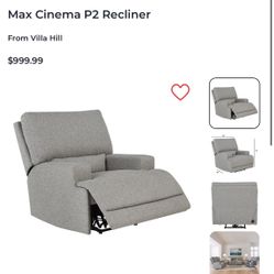 Max Cinema P2 Recliner 