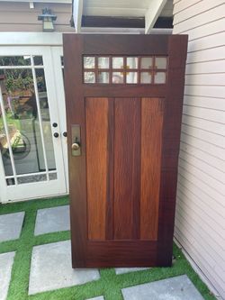 Custom Mahogany Front Door