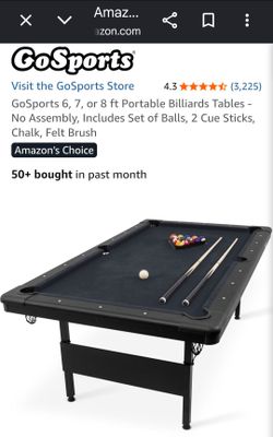 7ft Pool Table