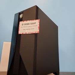 AEGIS Series MSI Gaming Pc - $1 Down Today - NO CREDIT Needed