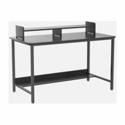 New-Black Color Desk for Home or Office (43.5” L x 20” W x 29”-34” H )