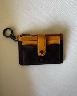 Coach ID card wallet in Signature Canvas