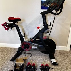 Peloton Bike Plus Shoes And Extra Pedals
