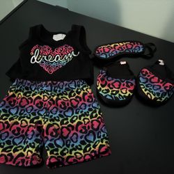 Build A Bear Outfit , Shoes N Mask 