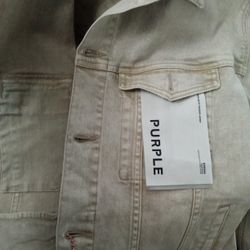 Purple Brand Denim Jacket Size Xxl